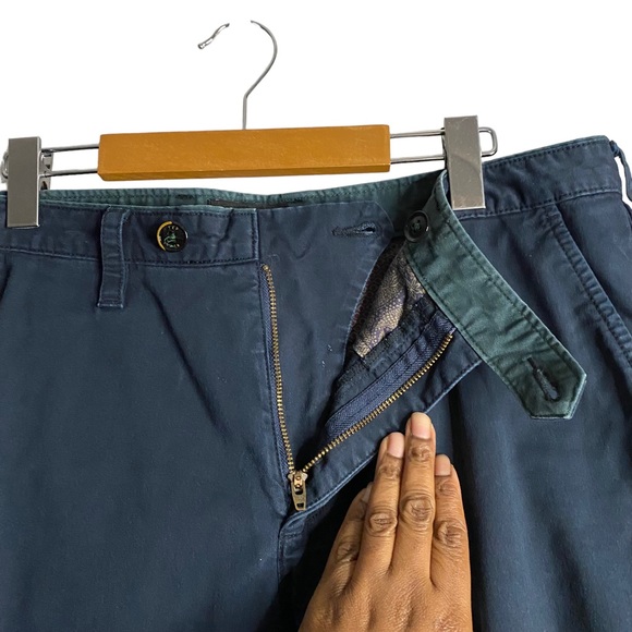 Ted Baker Men's Navy Slim Chino Pants - Picture 6 of 9